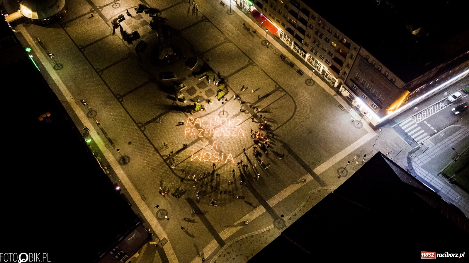 Zdjęcie w galerii na portalu naszraciborz.pl: Akcja na raciborskim Rynku [FOTO i WIDEO]  wiadomości z regionu