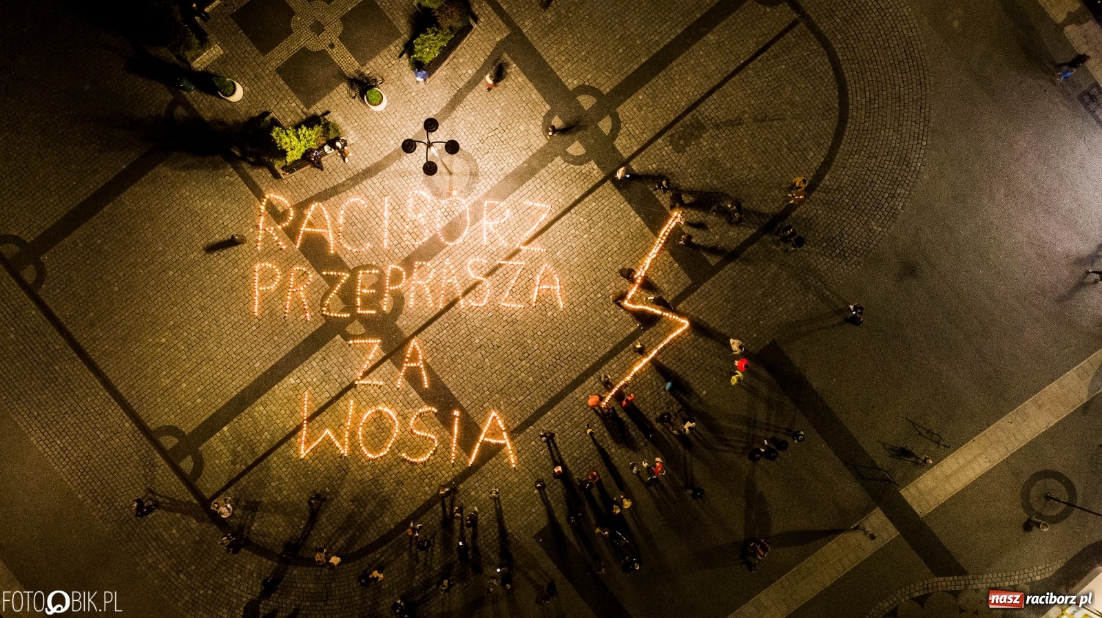 Zdjęcie w galerii na portalu naszraciborz.pl: Akcja na raciborskim Rynku [FOTO i WIDEO]  wiadomości z regionu