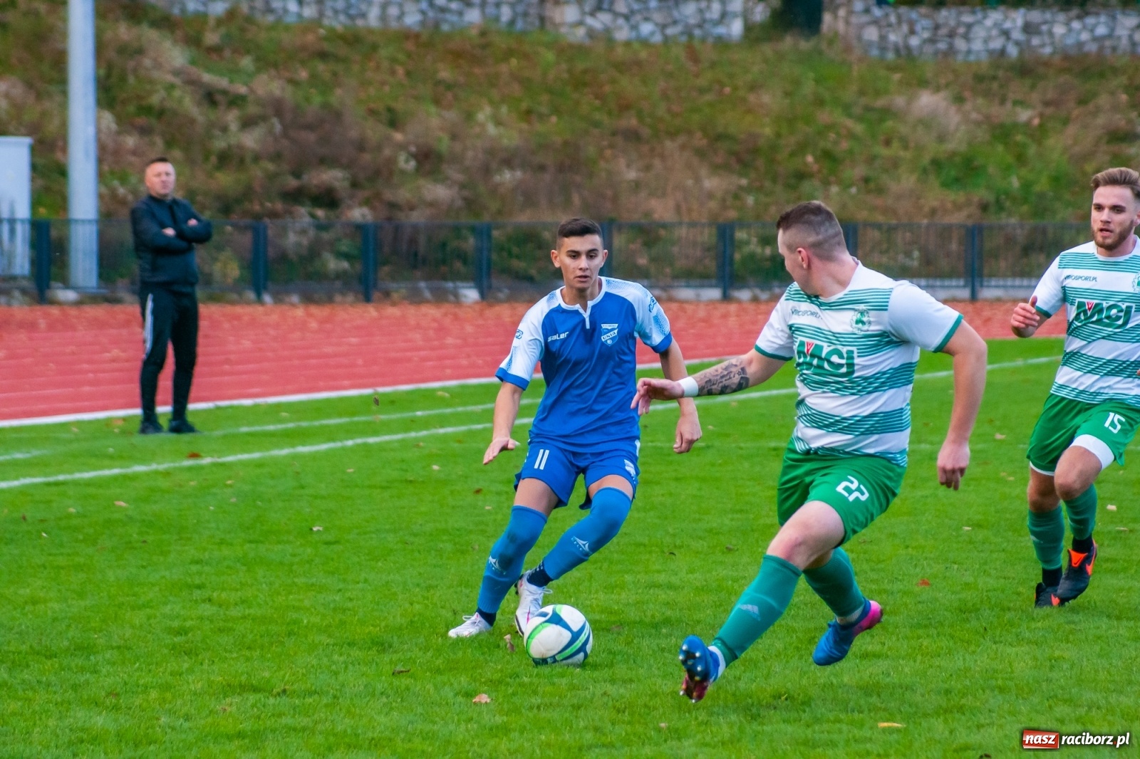 Zdjęcie w galerii na portalu naszraciborz.pl: Kolejna wygrana Unii Racibórz. Gaszowicki Dąb obudził się za późno [FOTO] wiadomości z regionu