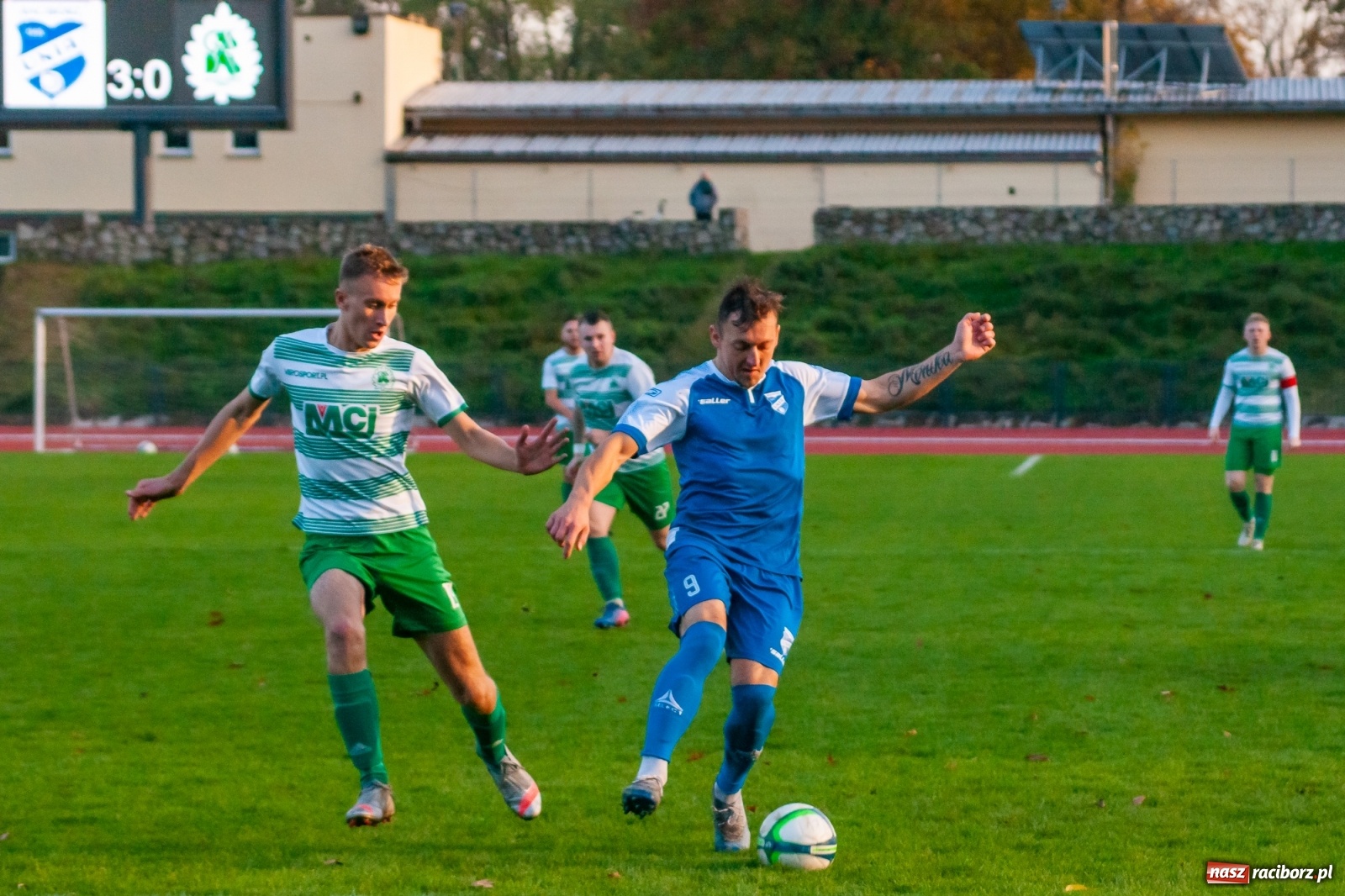 Zdjęcie w galerii na portalu naszraciborz.pl: Kolejna wygrana Unii Racibórz. Gaszowicki Dąb obudził się za późno [FOTO] wiadomości z regionu