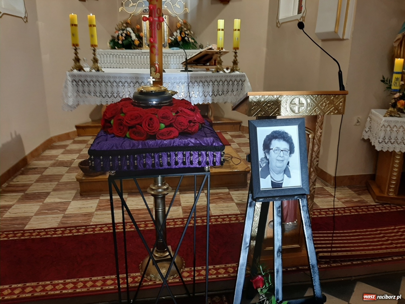 Zdjęcie w galerii na portalu naszraciborz.pl: Ostatnie pożegnanie śp. doktor Marii Wierczek  wiadomości z regionu