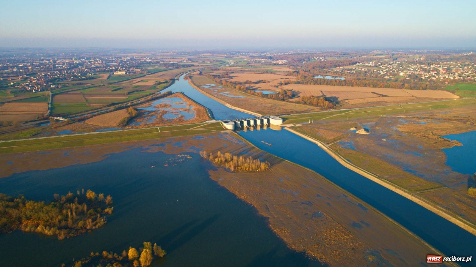 Zdjęcie w galerii na portalu naszraciborz.pl: Zbiornik Racibórz w barwach złotej jesieni [FOTO] wiadomości z regionu