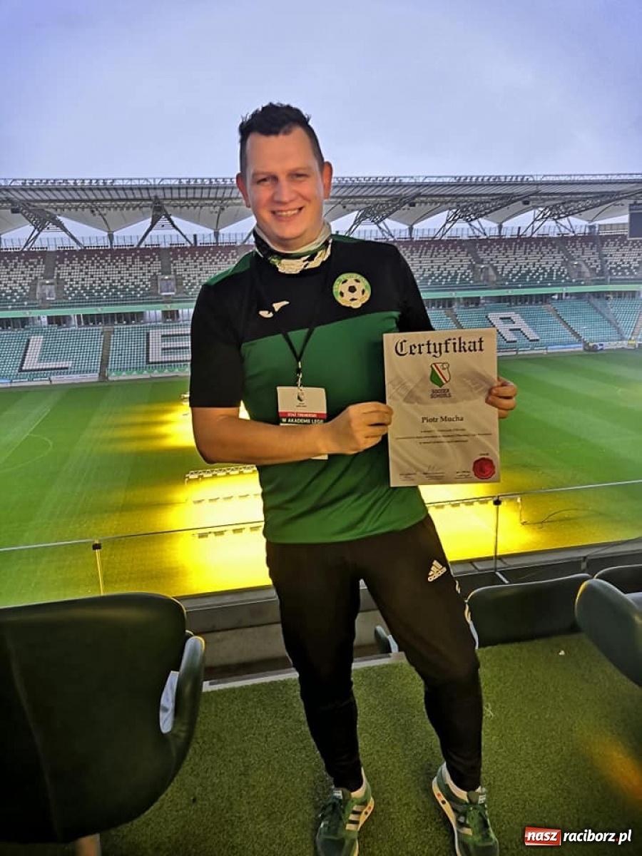 Zdjęcie w galerii na portalu naszraciborz.pl: Trener LKS Tworków na stażu w Legii Warszawa wiadomości z regionu