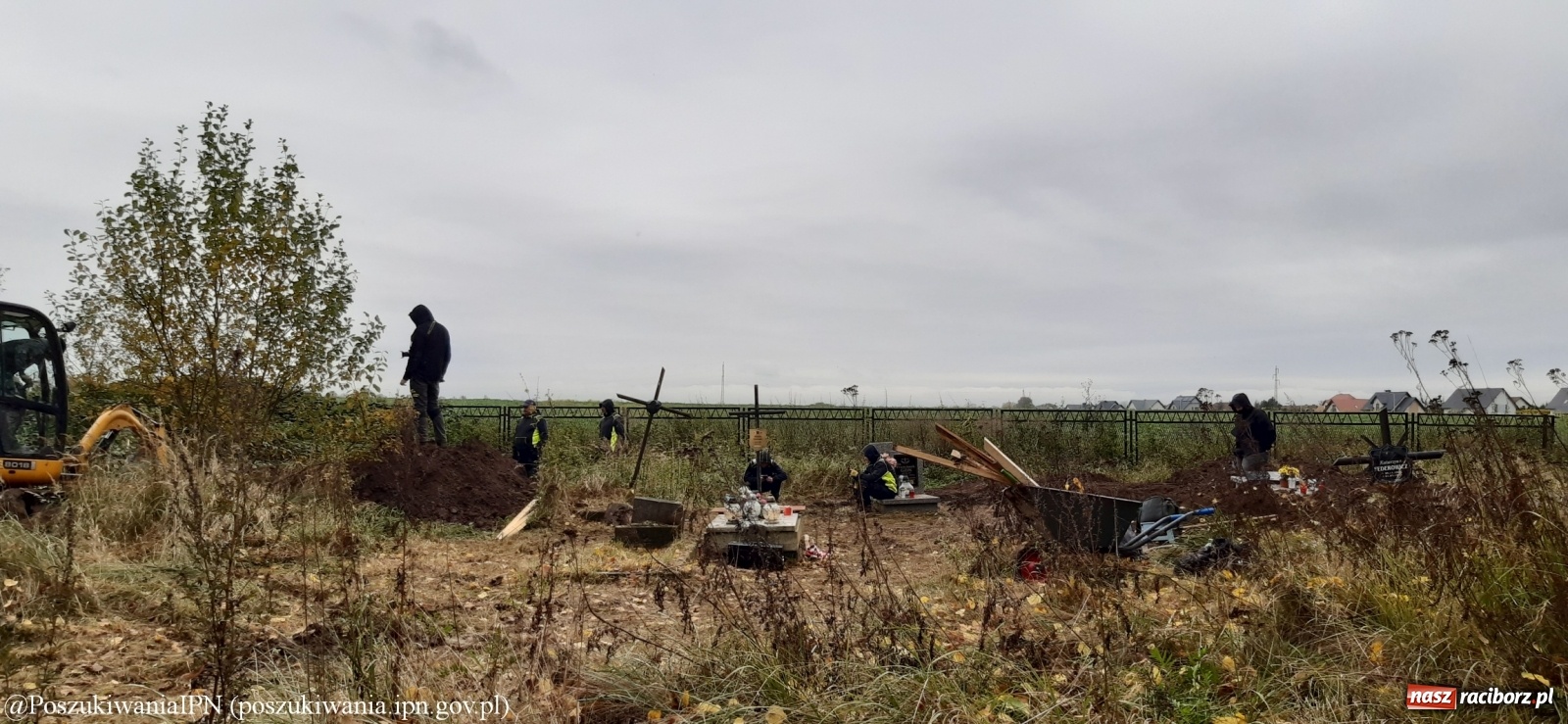 Zdjęcie w galerii na portalu naszraciborz.pl: TVP o ekshumacjach IPN w Raciborzu  wiadomości z regionu