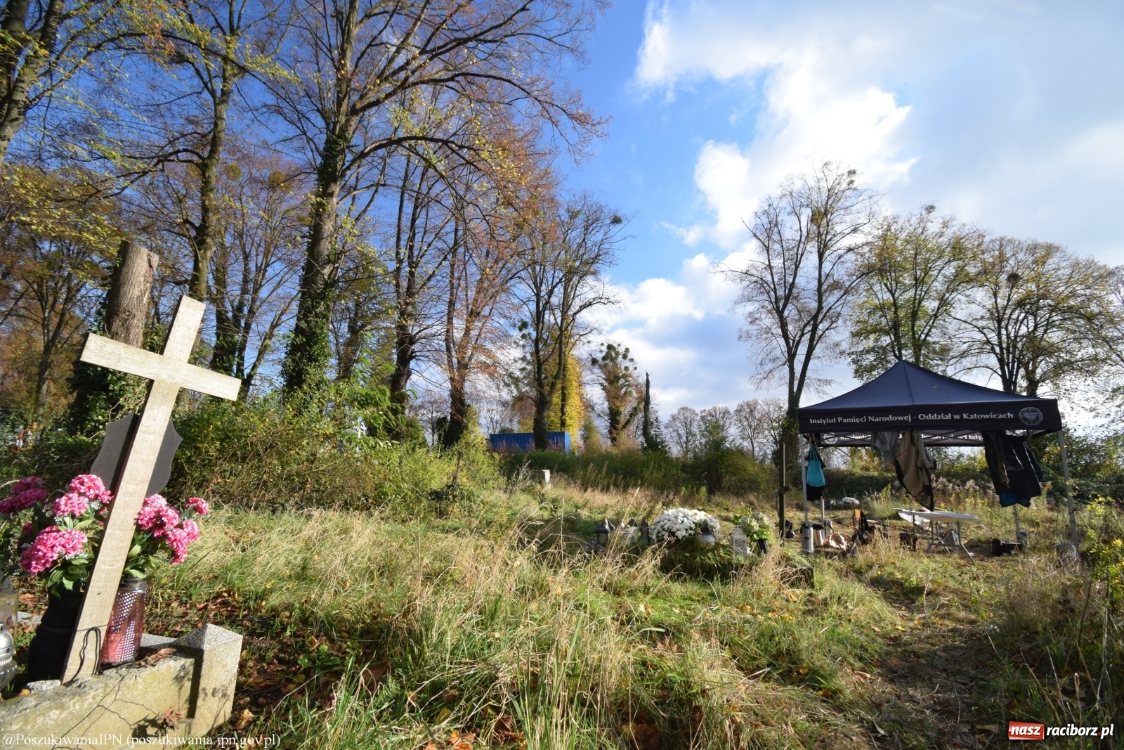 Zdjęcie w galerii na portalu naszraciborz.pl: TVP o ekshumacjach IPN w Raciborzu  wiadomości z regionu