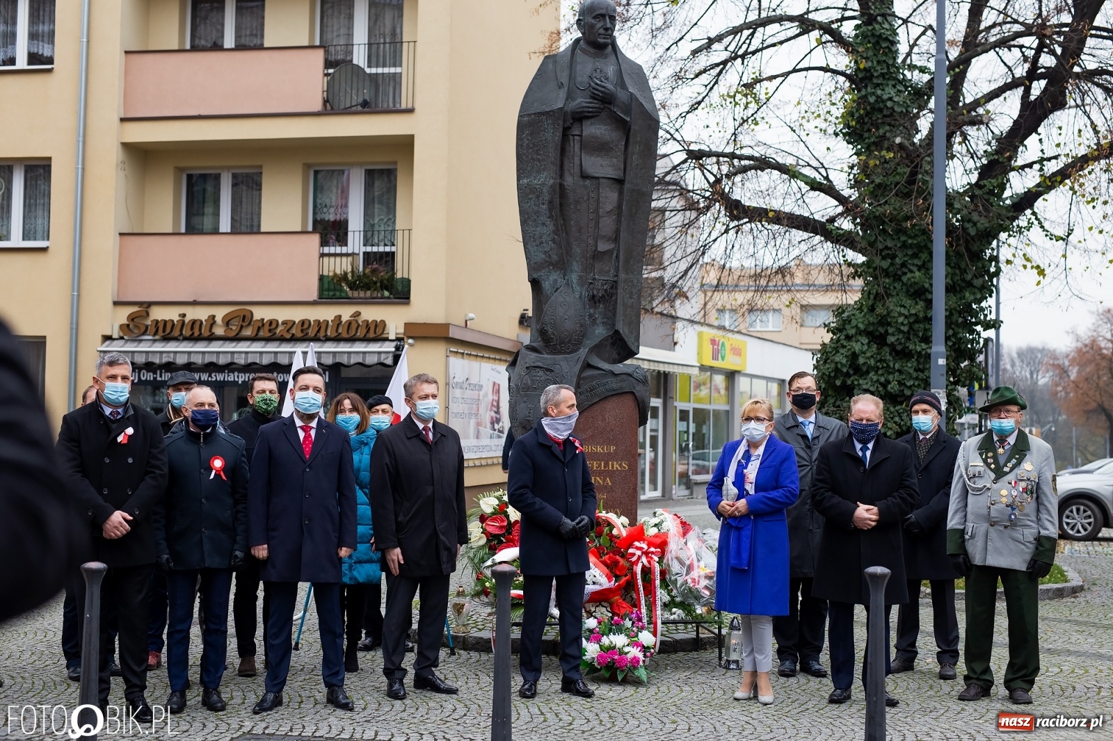 Zdjęcie w galerii na portalu naszraciborz.pl: Raciborskie obchody Święta Niepodległości [FOTO i WIDEO] wiadomości z regionu