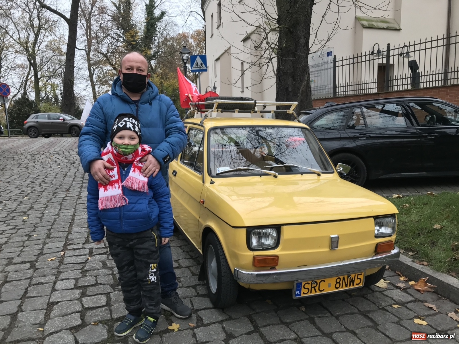 Zdjęcie w galerii na portalu naszraciborz.pl: Spontaniczny przejazd patriotyczny na Święto Niepodległości wiadomości z regionu