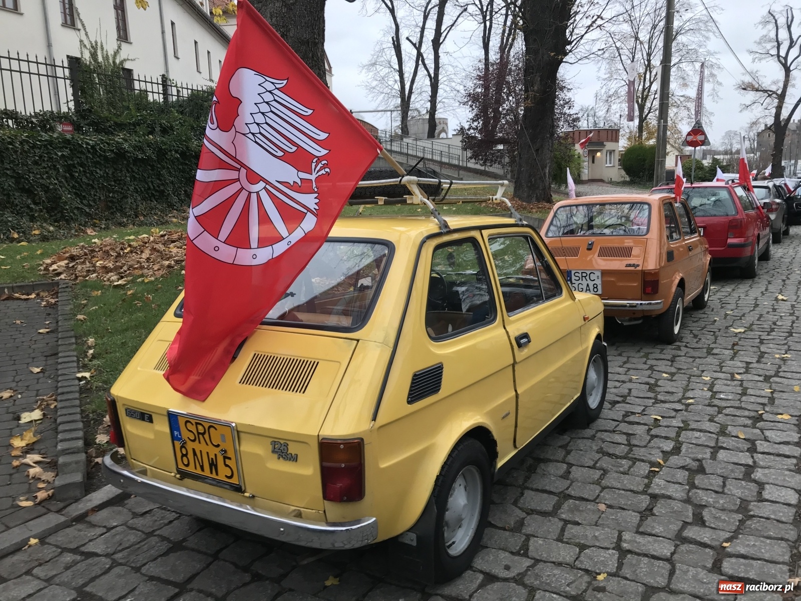 Zdjęcie w galerii na portalu naszraciborz.pl: Spontaniczny przejazd patriotyczny na Święto Niepodległości wiadomości z regionu