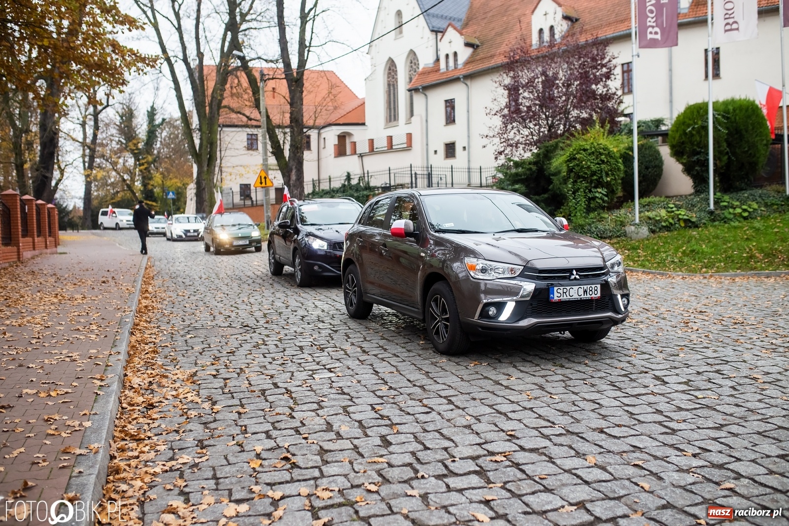Zdjęcie w galerii na portalu naszraciborz.pl: Spontaniczny przejazd patriotyczny na Święto Niepodległości wiadomości z regionu