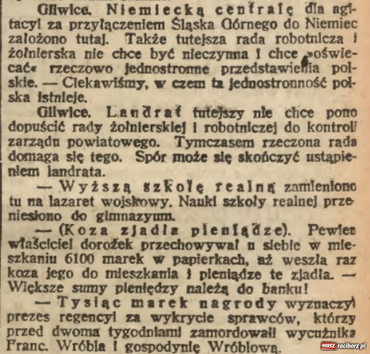 Zdjęcie w galerii na portalu naszraciborz.pl: Powstało archiwum śląskich wycinków prasowych on-line wiadomości z regionu