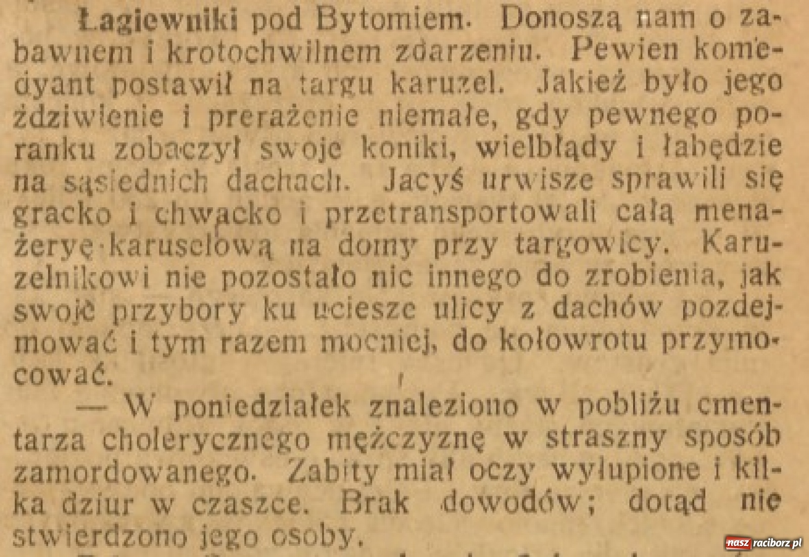 Zdjęcie w galerii na portalu naszraciborz.pl: Powstało archiwum śląskich wycinków prasowych on-line wiadomości z regionu