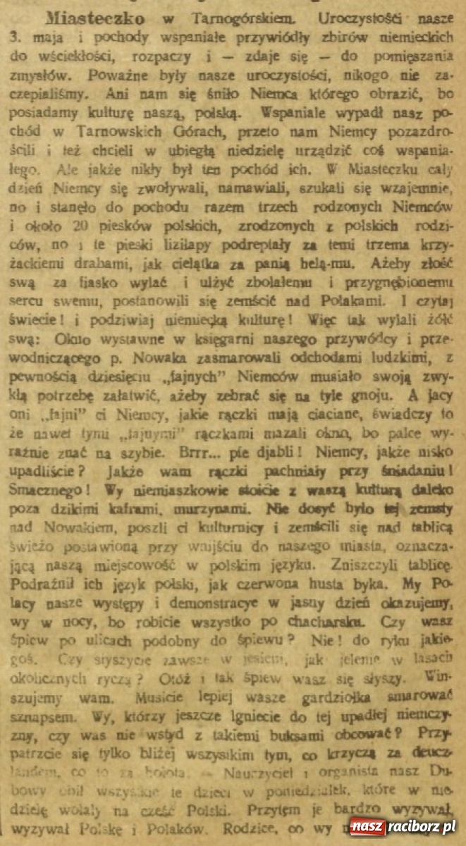 Zdjęcie w galerii na portalu naszraciborz.pl: Powstało archiwum śląskich wycinków prasowych on-line wiadomości z regionu