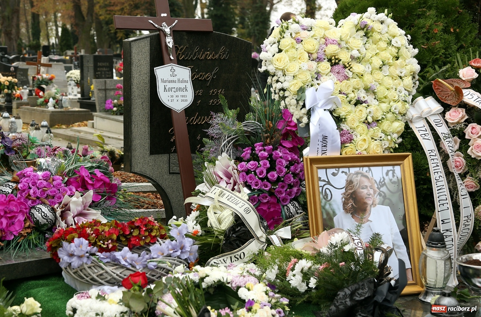 Zdjęcie w galerii na portalu naszraciborz.pl: Dziś pożegnano śp. Mariannę Halinę Korzonek wiadomości z regionu