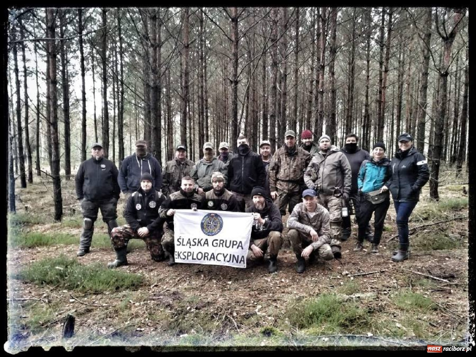 Zdjęcie w galerii na portalu naszraciborz.pl: Groźne znalezisko w lesie koło Nędzy  wiadomości z regionu
