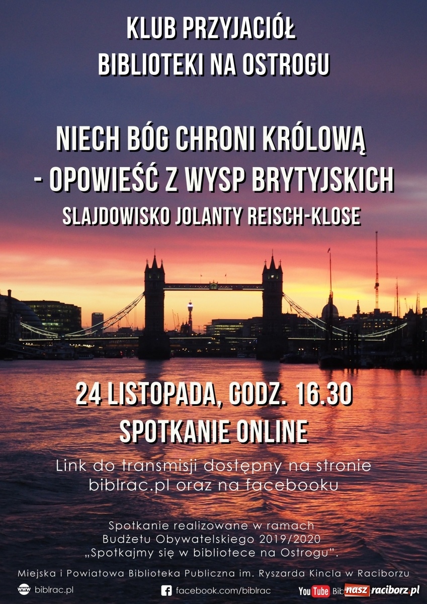 Zdjęcie w galerii na portalu naszraciborz.pl: Biblioteka na Ostrogu zaprasza na ciekawe slajdowiska online wiadomości z regionu