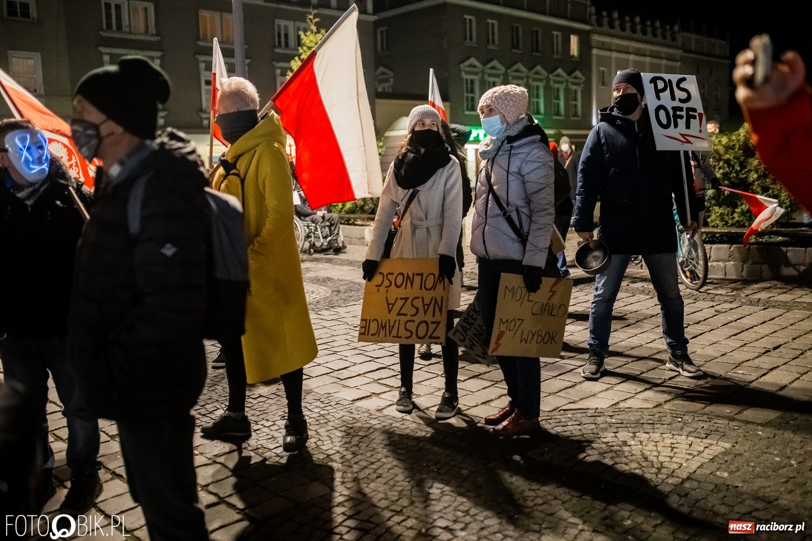 Zdjęcie w galerii na portalu naszraciborz.pl: Policja kieruje wnioski o ukaranie uczestników demonstrancji  wiadomości z regionu
