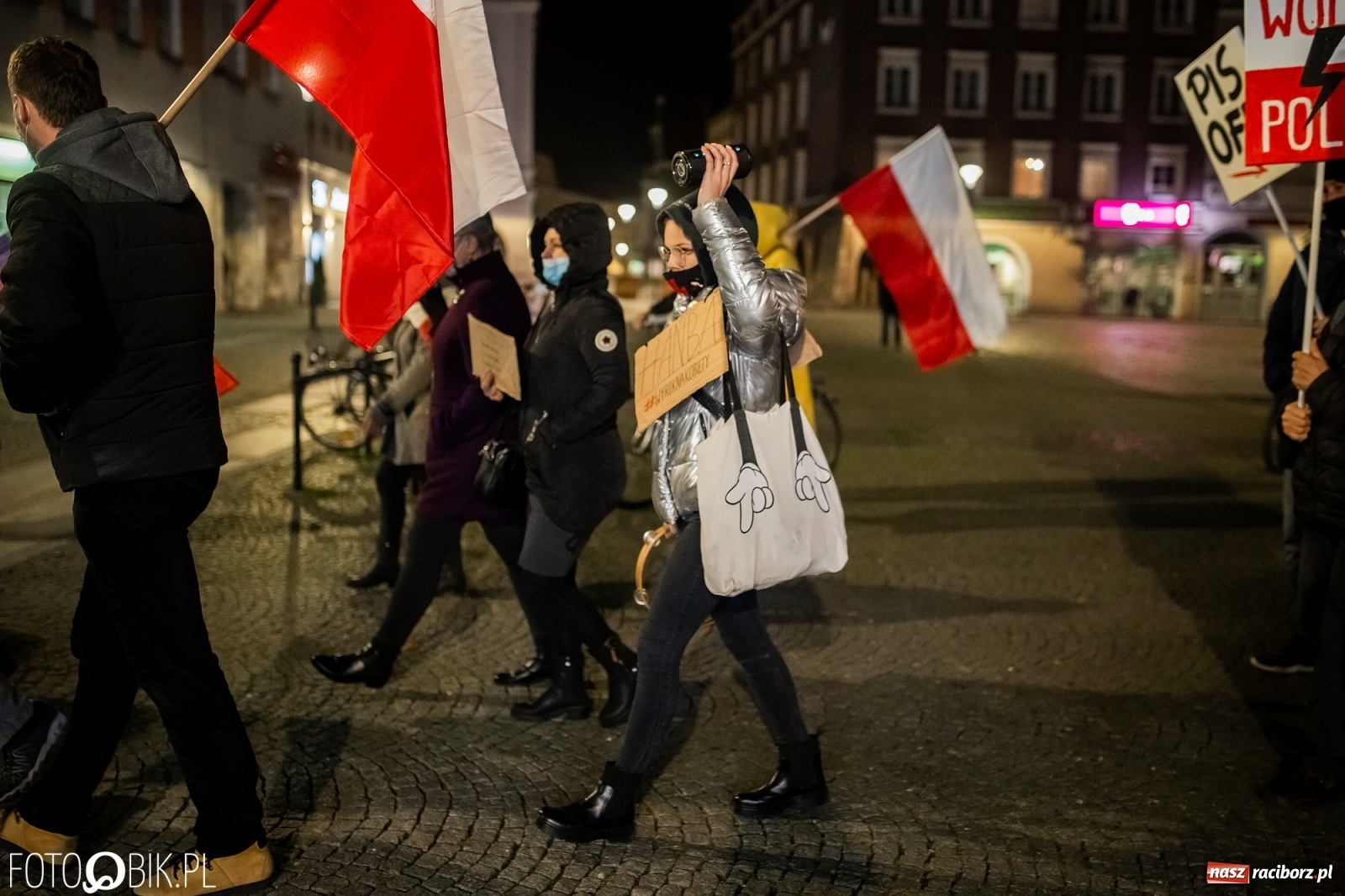 Zdjęcie w galerii na portalu naszraciborz.pl: Policja kieruje wnioski o ukaranie uczestników demonstrancji  wiadomości z regionu