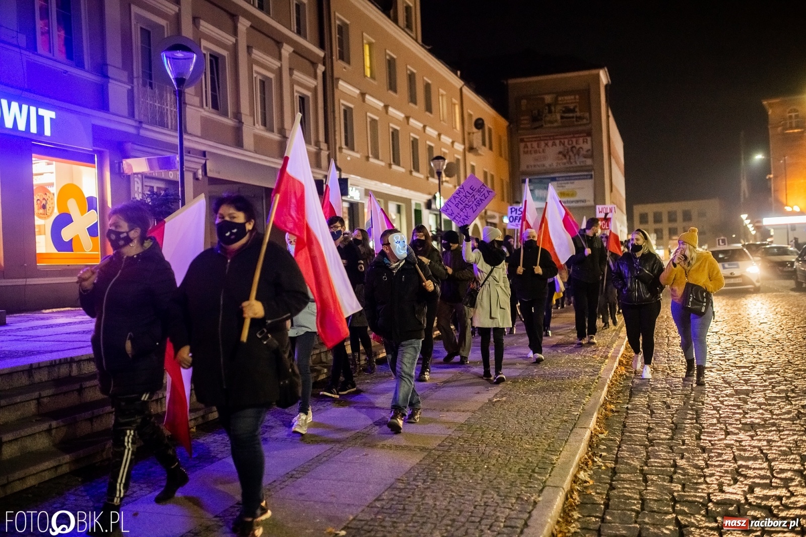 Zdjęcie w galerii na portalu naszraciborz.pl: Policja kieruje wnioski o ukaranie uczestników demonstrancji  wiadomości z regionu