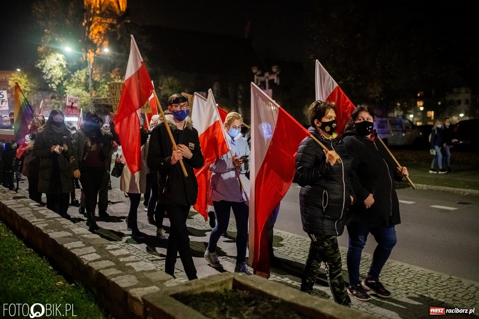 Zdjęcie w galerii na portalu naszraciborz.pl: Policja kieruje wnioski o ukaranie uczestników demonstrancji  wiadomości z regionu