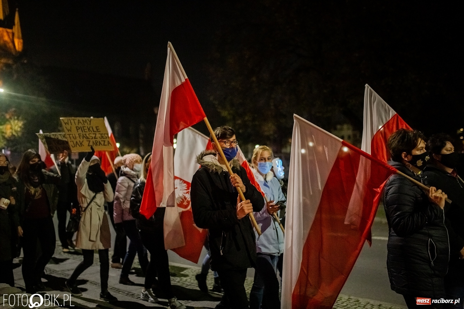 Zdjęcie w galerii na portalu naszraciborz.pl: Policja kieruje wnioski o ukaranie uczestników demonstrancji  wiadomości z regionu