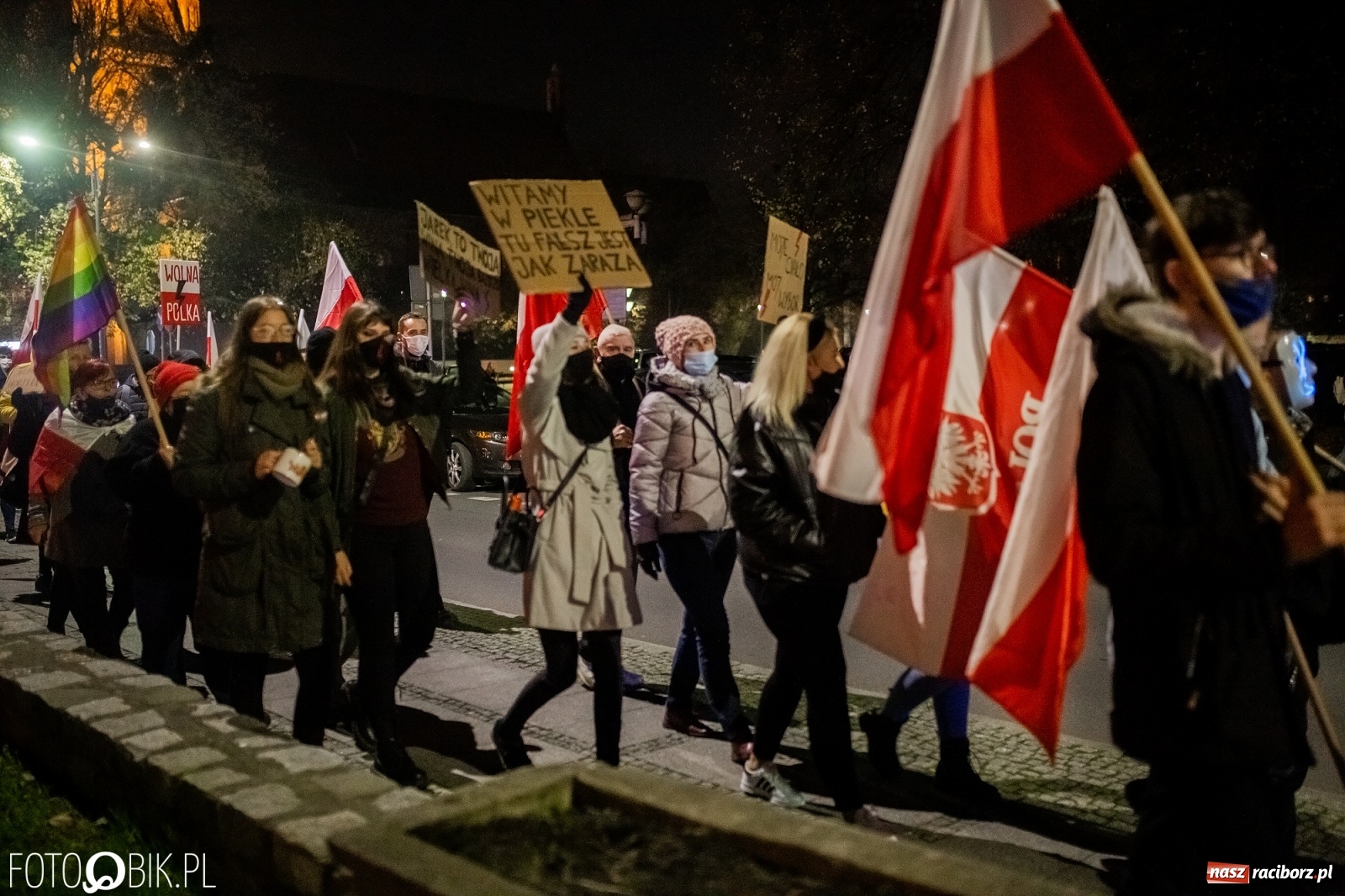Zdjęcie w galerii na portalu naszraciborz.pl: Policja kieruje wnioski o ukaranie uczestników demonstrancji  wiadomości z regionu
