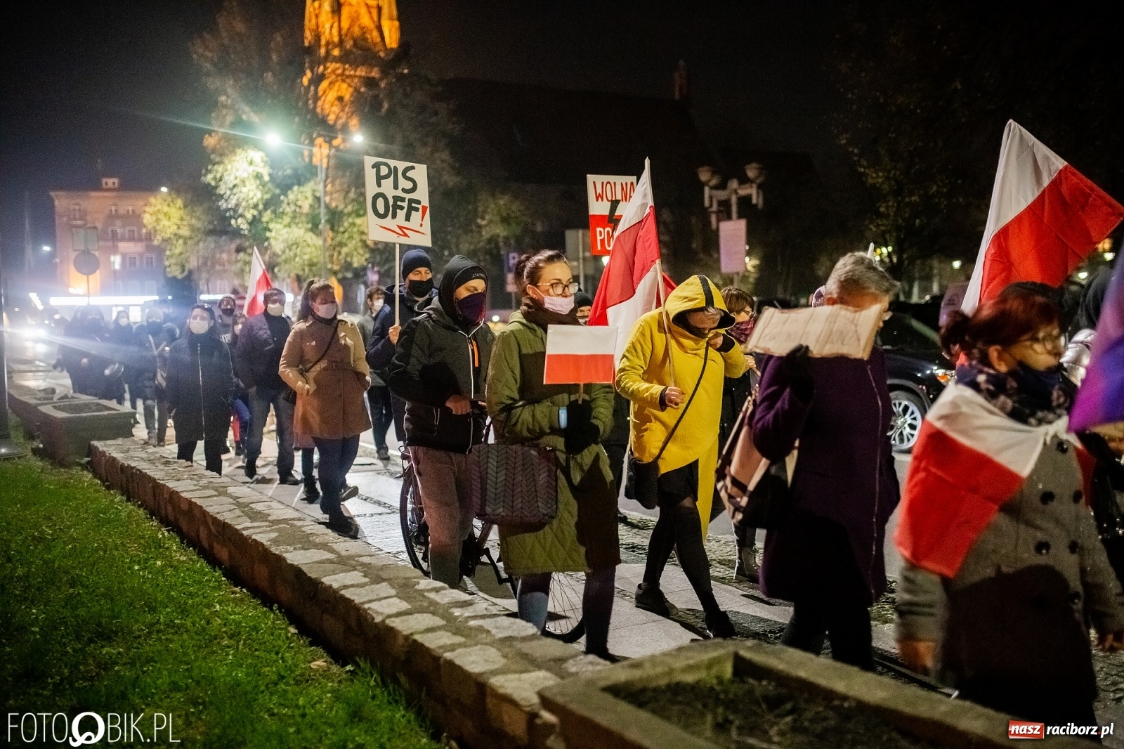 Zdjęcie w galerii na portalu naszraciborz.pl: Policja kieruje wnioski o ukaranie uczestników demonstrancji  wiadomości z regionu