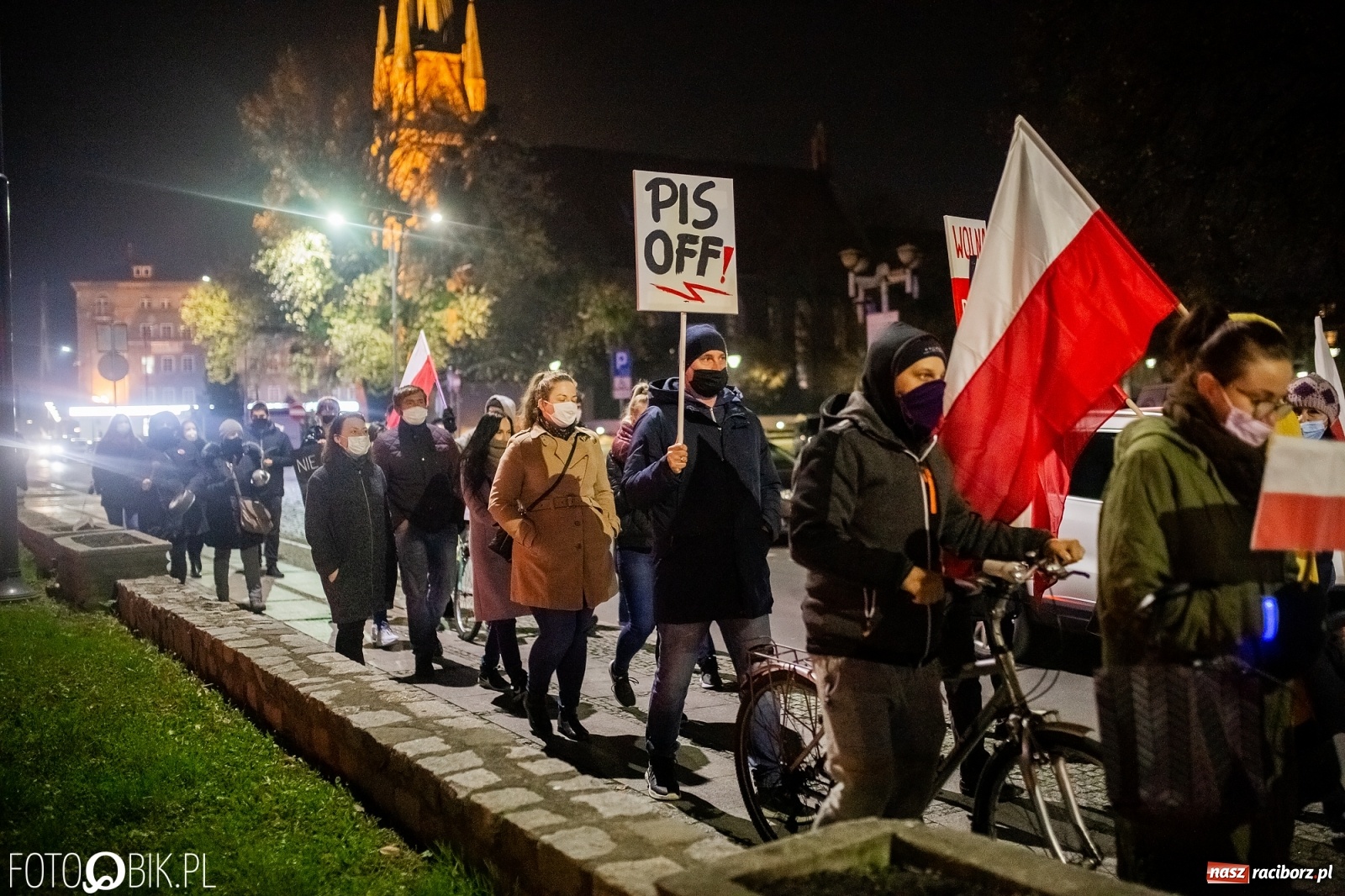 Zdjęcie w galerii na portalu naszraciborz.pl: Policja kieruje wnioski o ukaranie uczestników demonstrancji  wiadomości z regionu