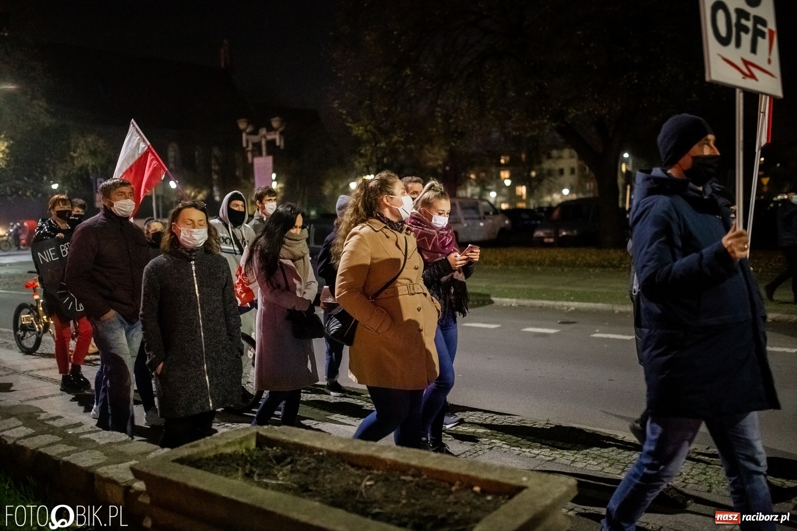 Zdjęcie w galerii na portalu naszraciborz.pl: Policja kieruje wnioski o ukaranie uczestników demonstrancji  wiadomości z regionu