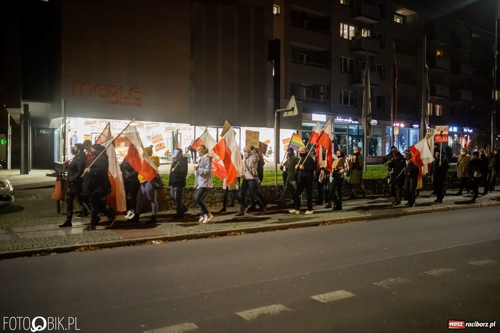 Zdjęcie w galerii na portalu naszraciborz.pl: Policja kieruje wnioski o ukaranie uczestników demonstrancji  wiadomości z regionu