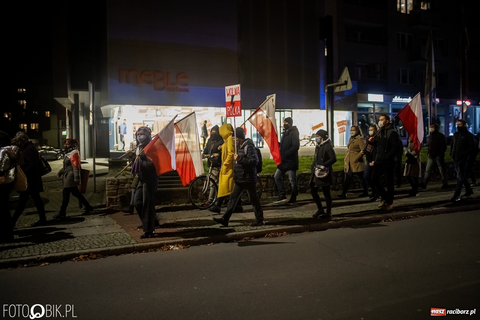 Zdjęcie w galerii na portalu naszraciborz.pl: Policja kieruje wnioski o ukaranie uczestników demonstrancji  wiadomości z regionu