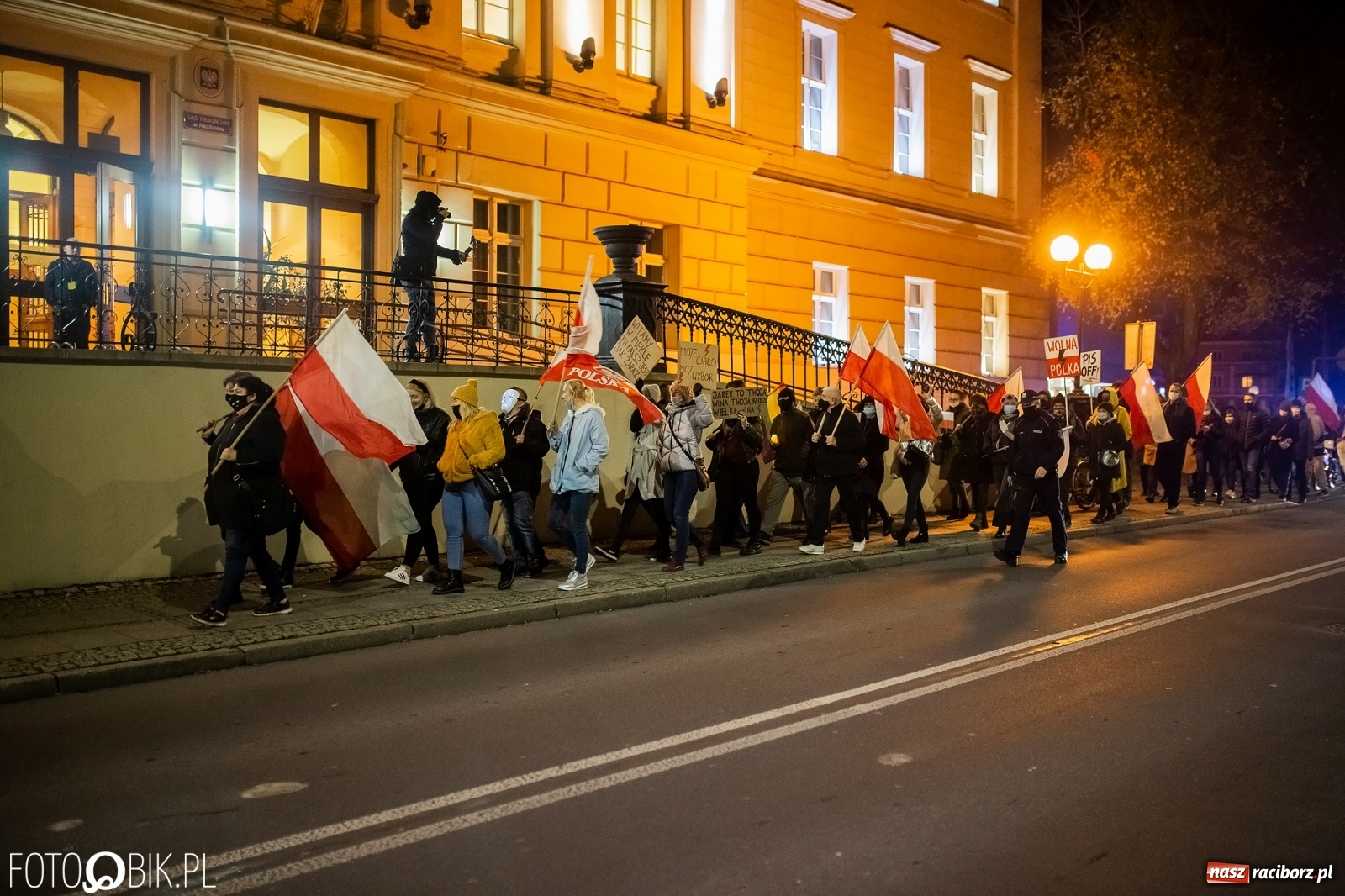Zdjęcie w galerii na portalu naszraciborz.pl: Policja kieruje wnioski o ukaranie uczestników demonstrancji  wiadomości z regionu