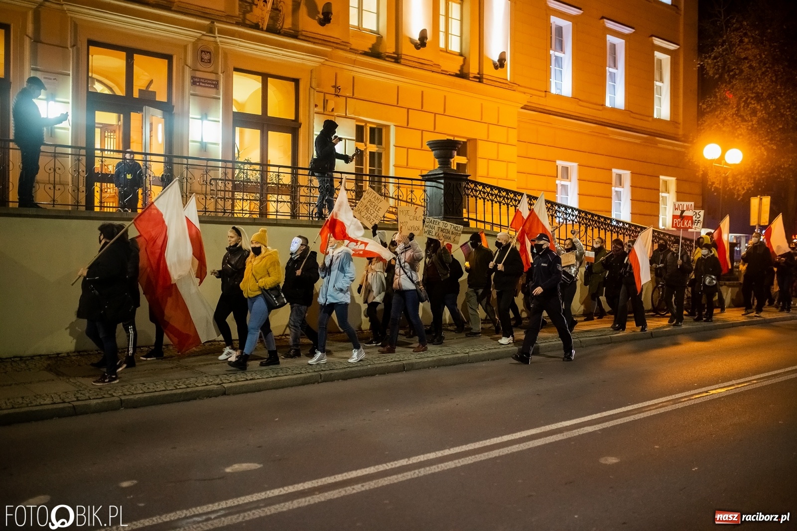 Zdjęcie w galerii na portalu naszraciborz.pl: Policja kieruje wnioski o ukaranie uczestników demonstrancji  wiadomości z regionu