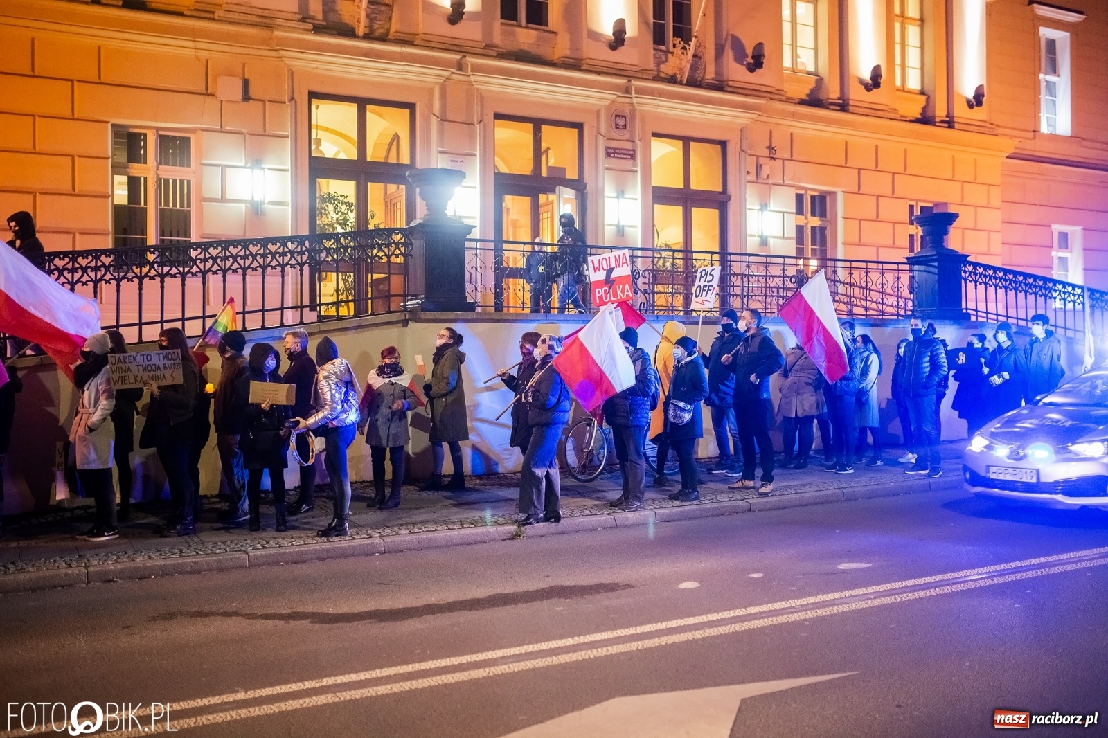 Zdjęcie w galerii na portalu naszraciborz.pl: Policja kieruje wnioski o ukaranie uczestników demonstrancji  wiadomości z regionu