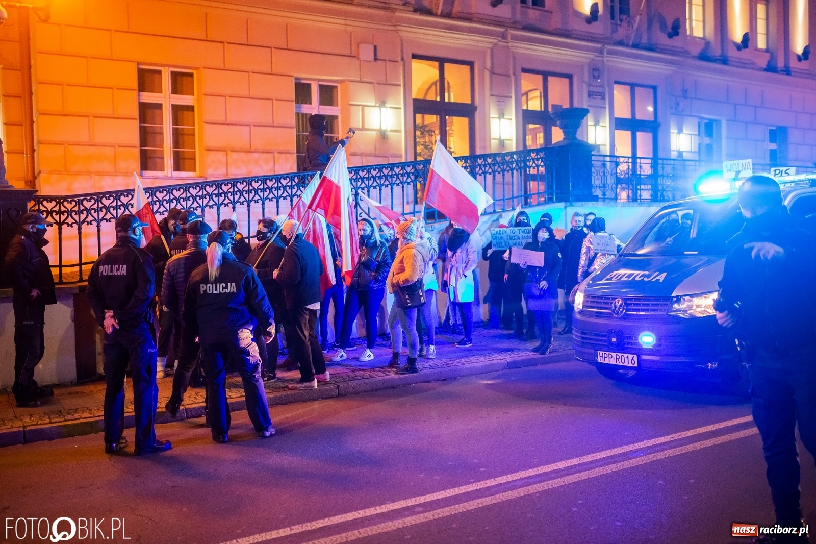 Zdjęcie w galerii na portalu naszraciborz.pl: Policja kieruje wnioski o ukaranie uczestników demonstrancji  wiadomości z regionu
