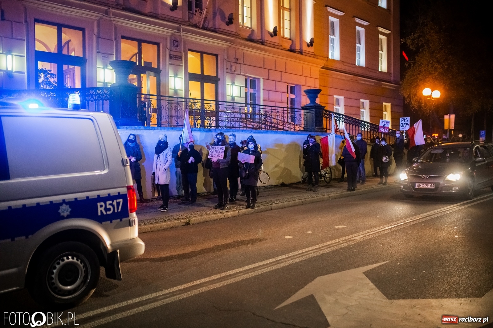 Zdjęcie w galerii na portalu naszraciborz.pl: Policja kieruje wnioski o ukaranie uczestników demonstrancji  wiadomości z regionu