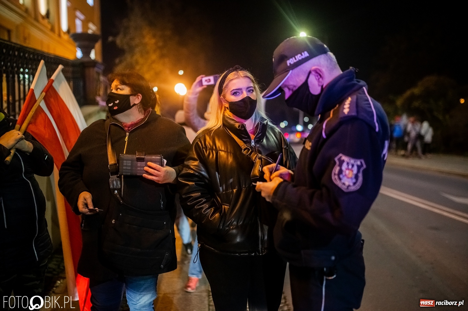Zdjęcie w galerii na portalu naszraciborz.pl: Policja kieruje wnioski o ukaranie uczestników demonstrancji  wiadomości z regionu
