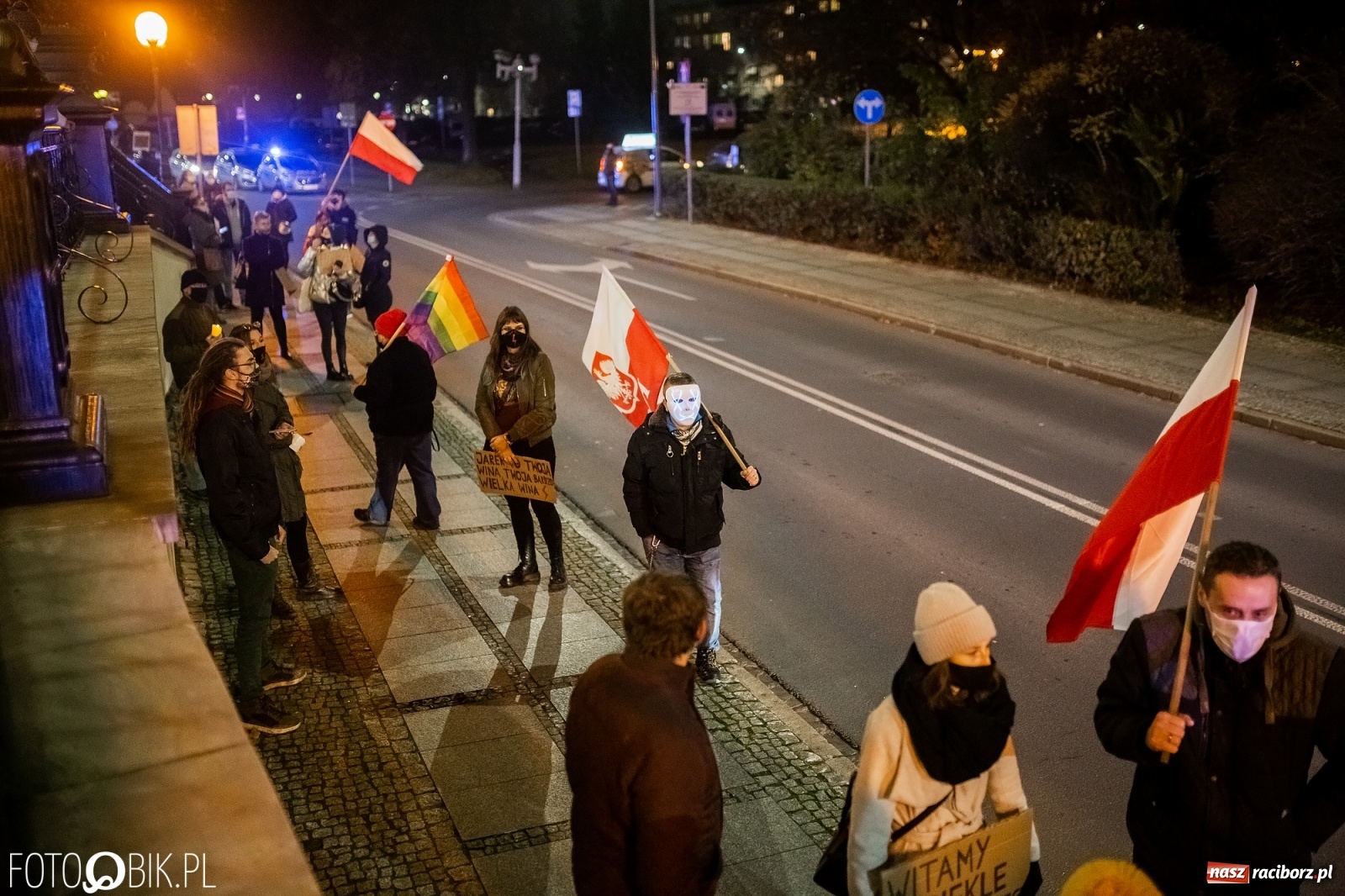 Zdjęcie w galerii na portalu naszraciborz.pl: Policja kieruje wnioski o ukaranie uczestników demonstrancji  wiadomości z regionu