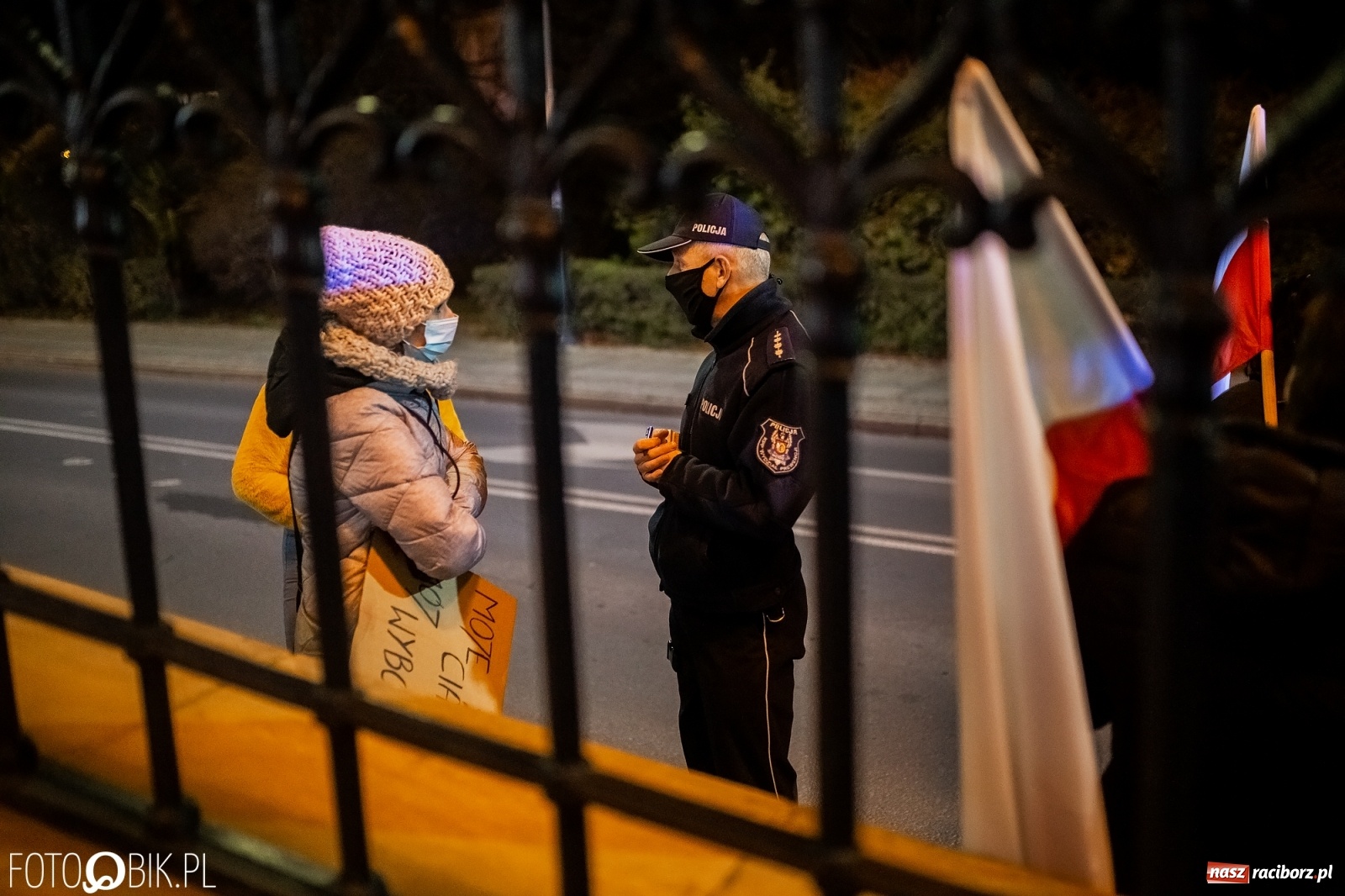 Zdjęcie w galerii na portalu naszraciborz.pl: Policja kieruje wnioski o ukaranie uczestników demonstrancji  wiadomości z regionu