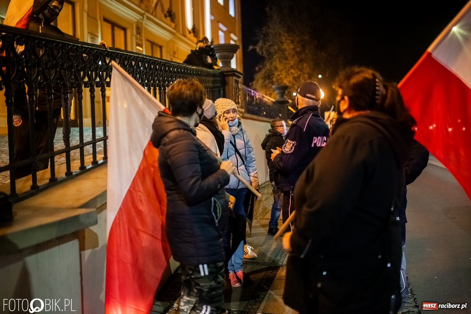 Zdjęcie w galerii na portalu naszraciborz.pl: Policja kieruje wnioski o ukaranie uczestników demonstrancji  wiadomości z regionu
