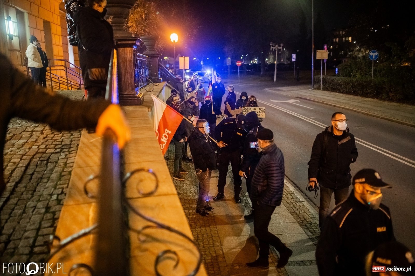 Zdjęcie w galerii na portalu naszraciborz.pl: Policja kieruje wnioski o ukaranie uczestników demonstrancji  wiadomości z regionu