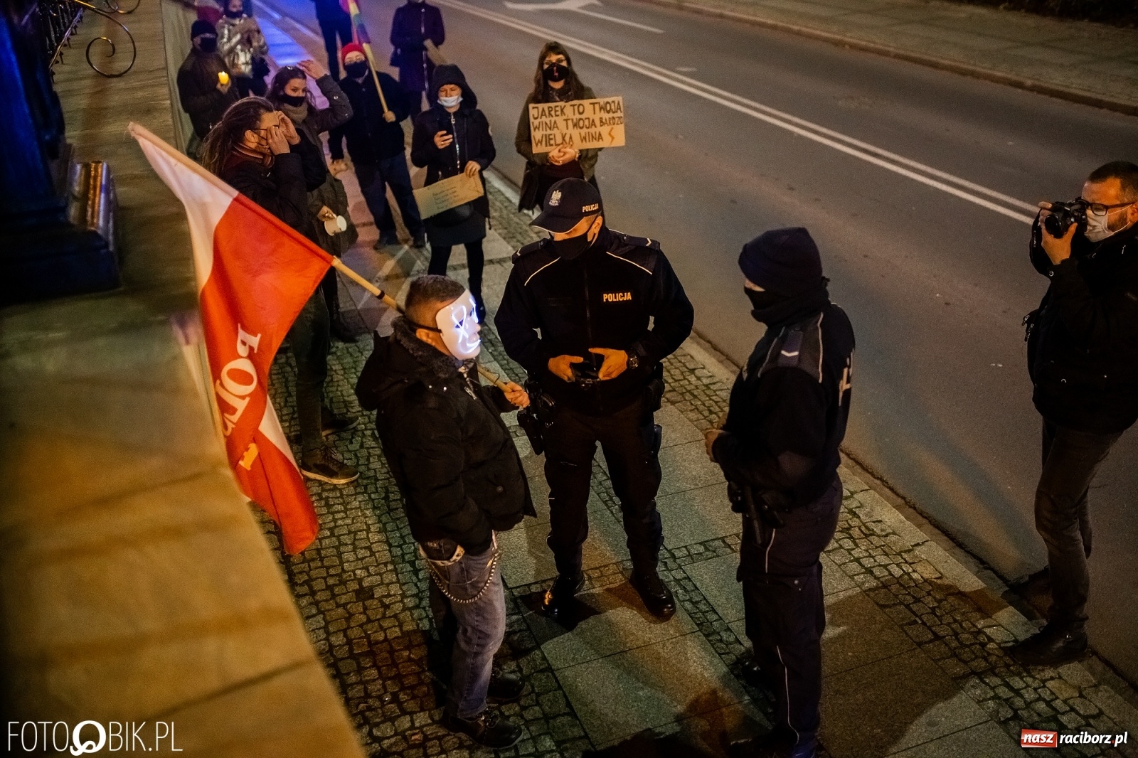 Zdjęcie w galerii na portalu naszraciborz.pl: Policja kieruje wnioski o ukaranie uczestników demonstrancji  wiadomości z regionu