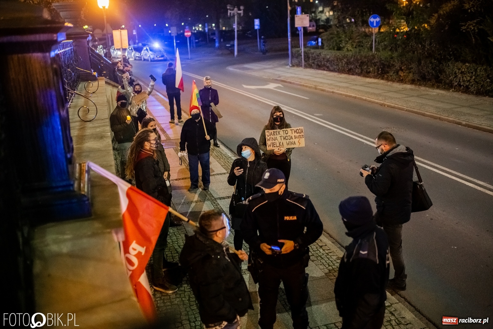 Zdjęcie w galerii na portalu naszraciborz.pl: Policja kieruje wnioski o ukaranie uczestników demonstrancji  wiadomości z regionu