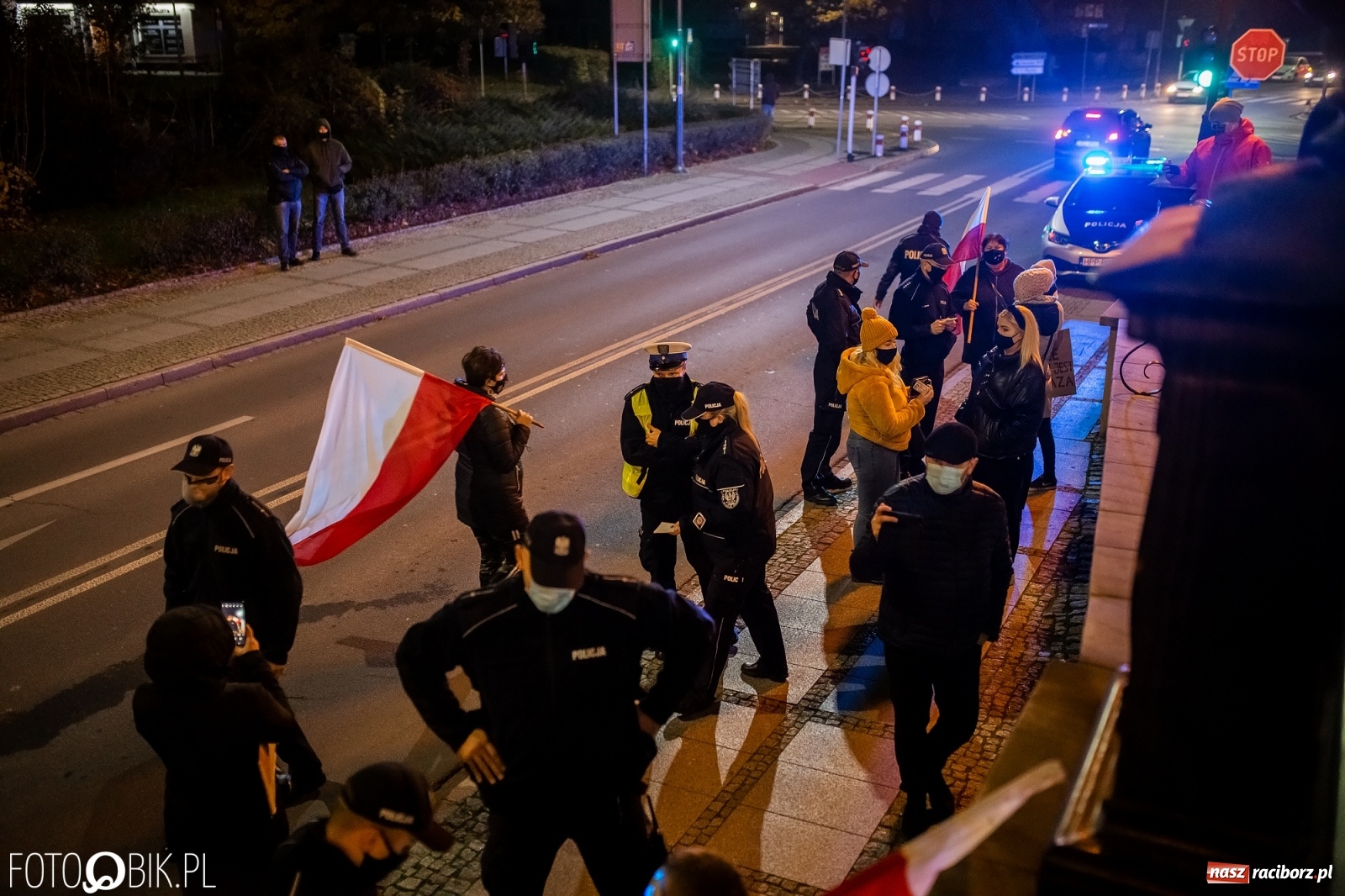 Zdjęcie w galerii na portalu naszraciborz.pl: Policja kieruje wnioski o ukaranie uczestników demonstrancji  wiadomości z regionu