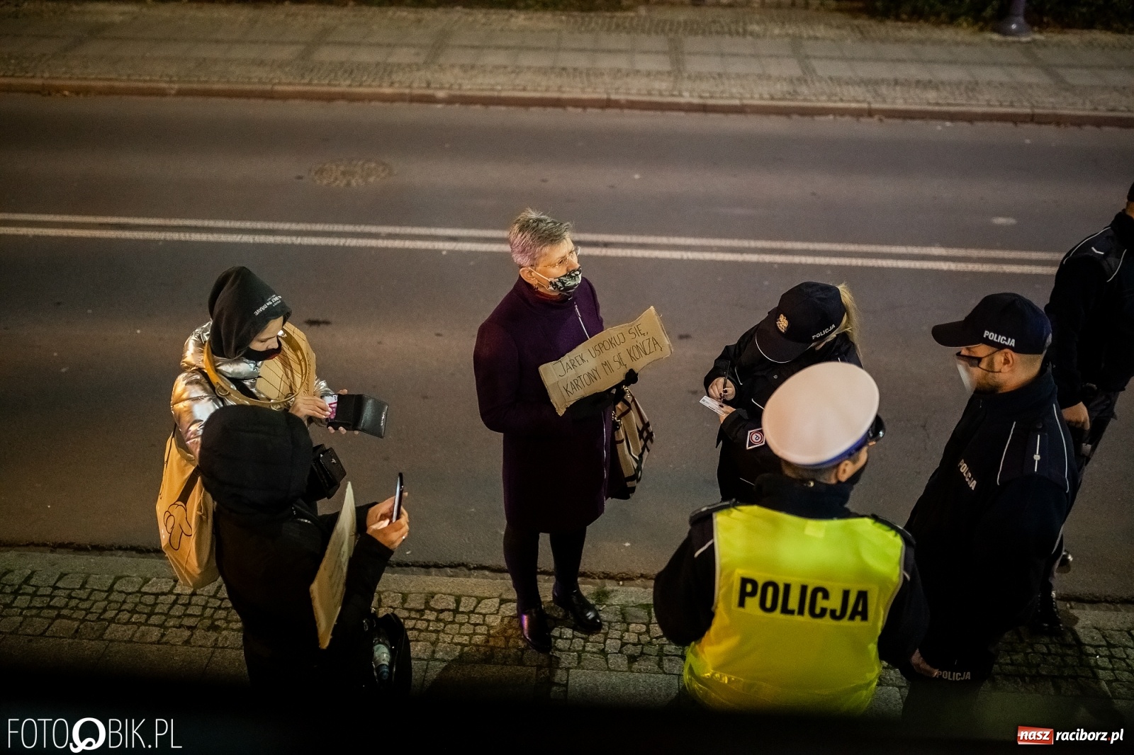 Zdjęcie w galerii na portalu naszraciborz.pl: Policja kieruje wnioski o ukaranie uczestników demonstrancji  wiadomości z regionu