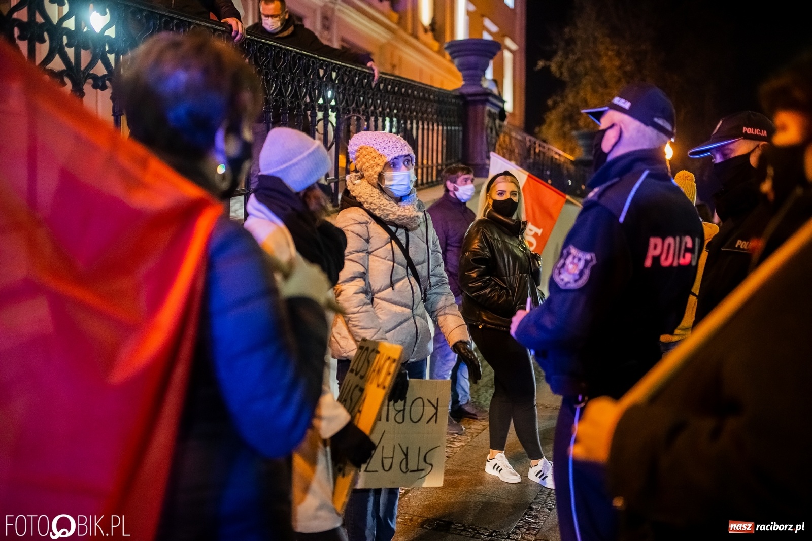 Zdjęcie w galerii na portalu naszraciborz.pl: Policja kieruje wnioski o ukaranie uczestników demonstrancji  wiadomości z regionu