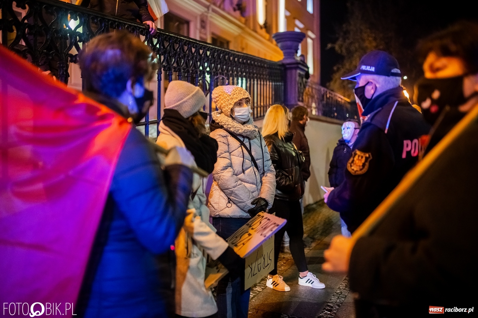 Zdjęcie w galerii na portalu naszraciborz.pl: Policja kieruje wnioski o ukaranie uczestników demonstrancji  wiadomości z regionu