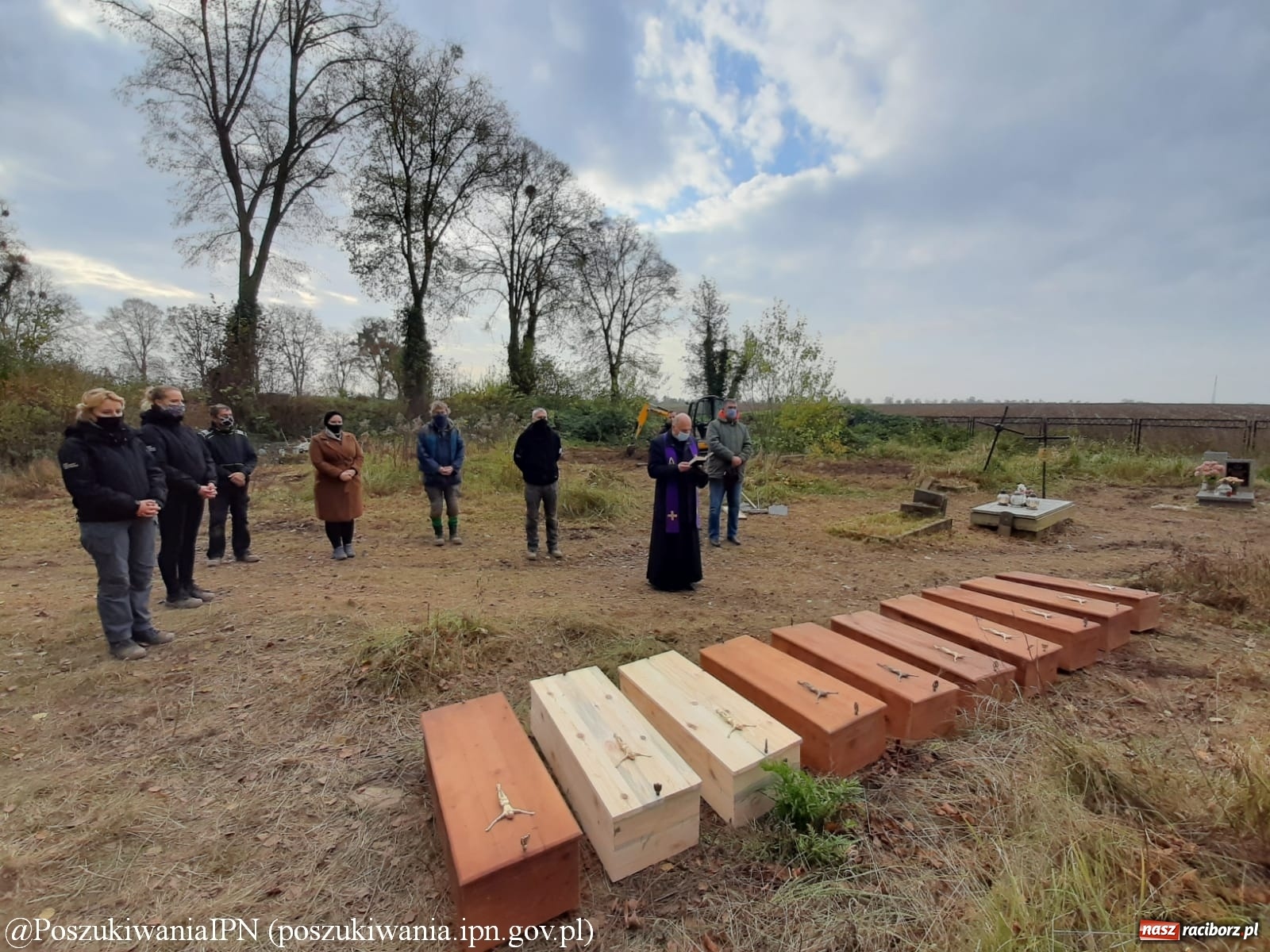 Zdjęcie w galerii na portalu naszraciborz.pl: IPN zakończył prace na Jeruzalem. Podjęto szczątki 9 osób  wiadomości z regionu