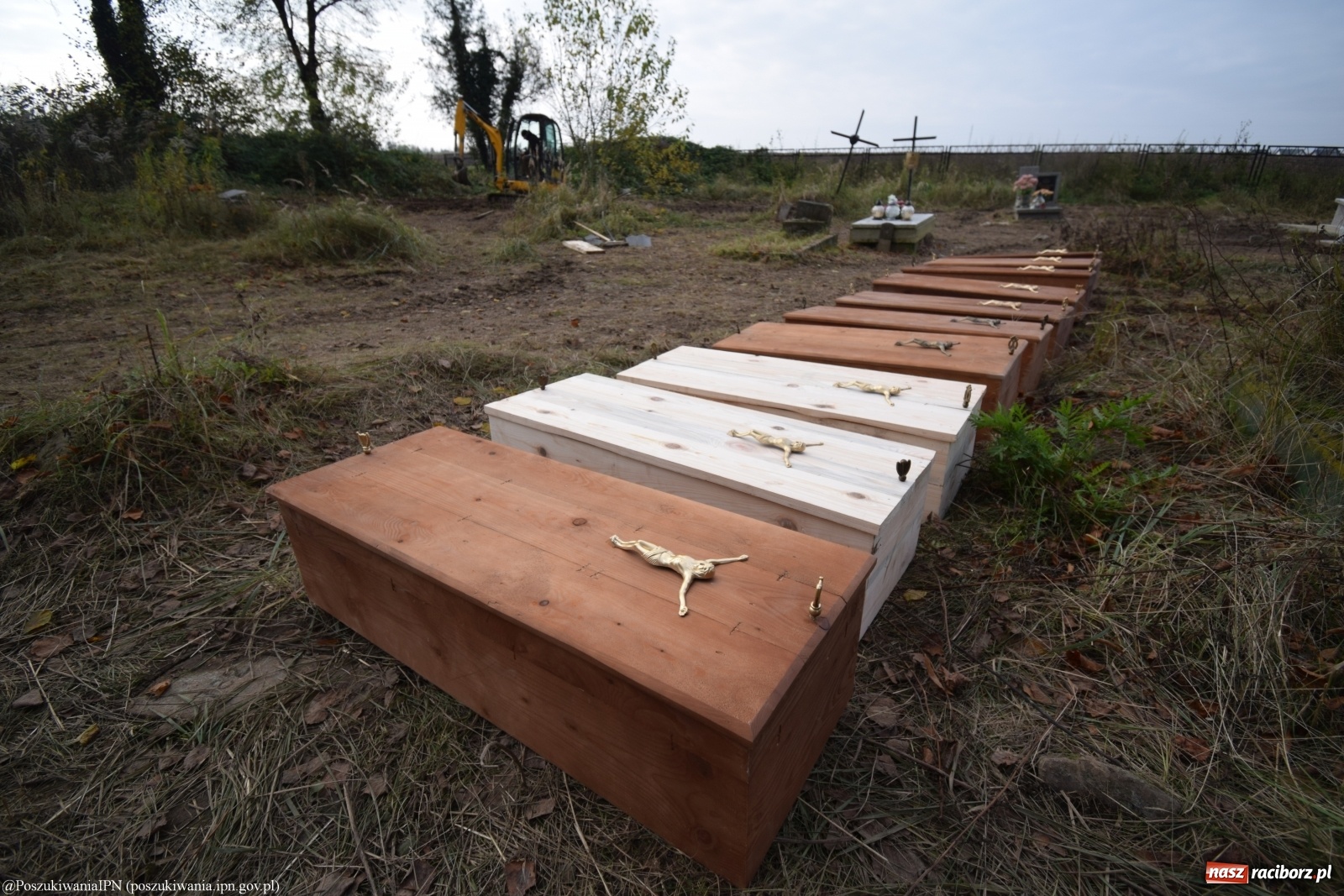Zdjęcie w galerii na portalu naszraciborz.pl: IPN zakończył prace na Jeruzalem. Podjęto szczątki 9 osób  wiadomości z regionu