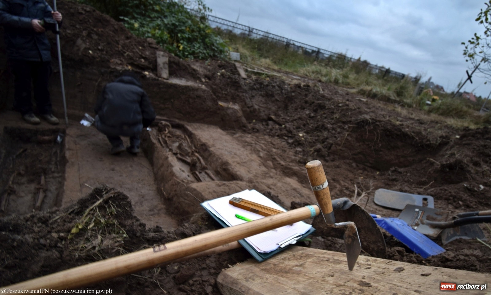 Zdjęcie w galerii na portalu naszraciborz.pl: IPN zakończył prace na Jeruzalem. Podjęto szczątki 9 osób  wiadomości z regionu
