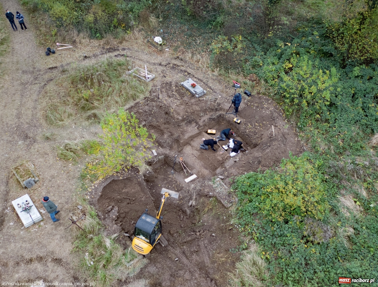 Zdjęcie w galerii na portalu naszraciborz.pl: IPN zakończył prace na Jeruzalem. Podjęto szczątki 9 osób  wiadomości z regionu